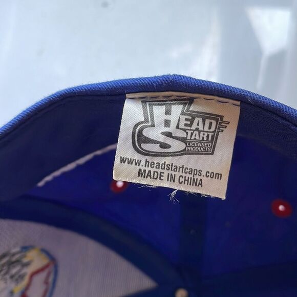 Vtg Nascar 2000 Daytona 500 The Great American Race red & blue snap back cap - Picture 7 of 7